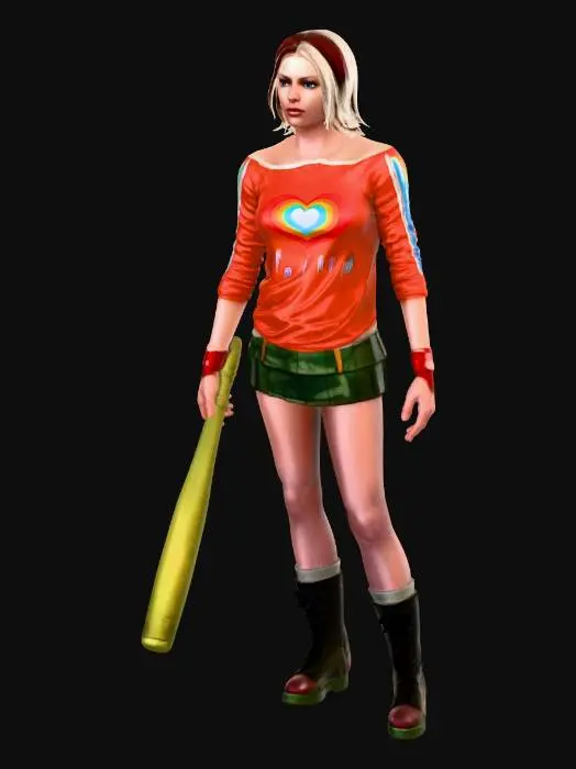 3D model for Crimson Heart Survivor