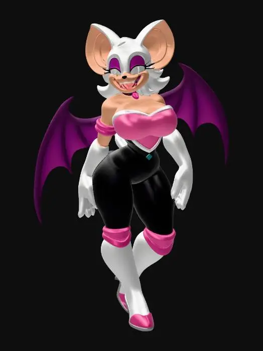 3D model for Batwing Belle