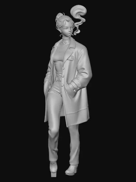 3D model for Noir in Beige