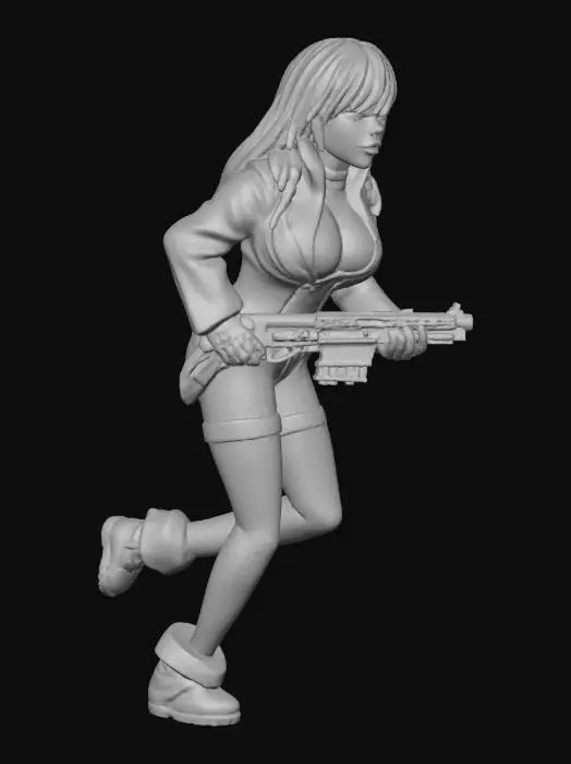 3D model for Cyber Rain Vigilante