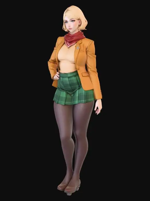 3D model for Golden Hour Portrait