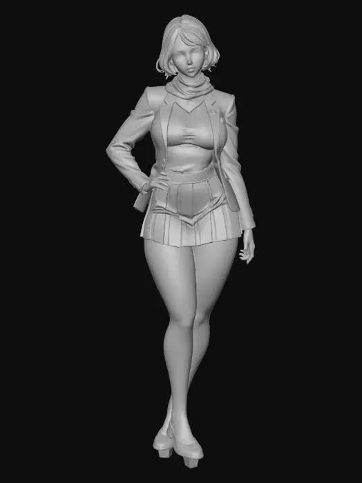 3D model for Golden Hour Portrait