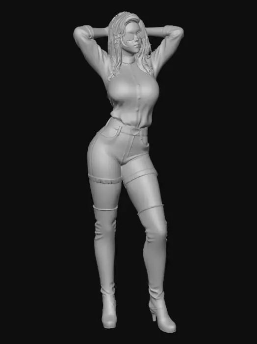 3D model for Urban Sunset Portrait