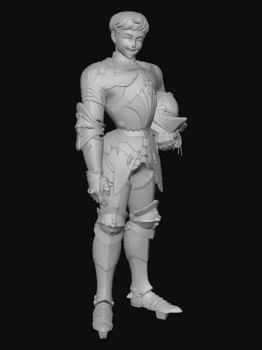 3D model for Radiant Knight