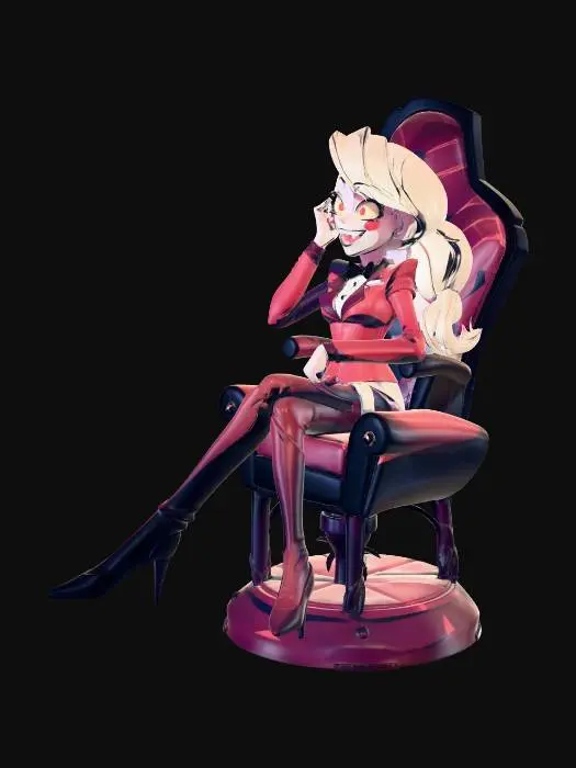 3D model for Crimson Harlequin