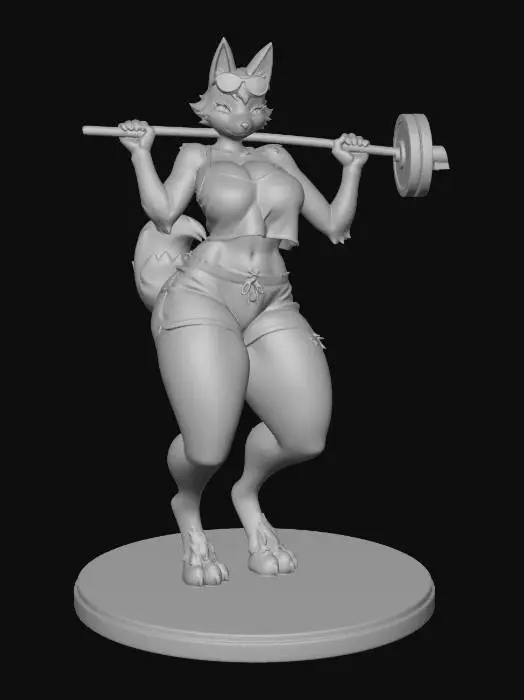 3D model for Weightlifting Fox