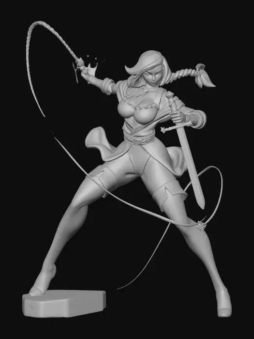 3D model for Saber and Whip: Siege of the Dark Castle