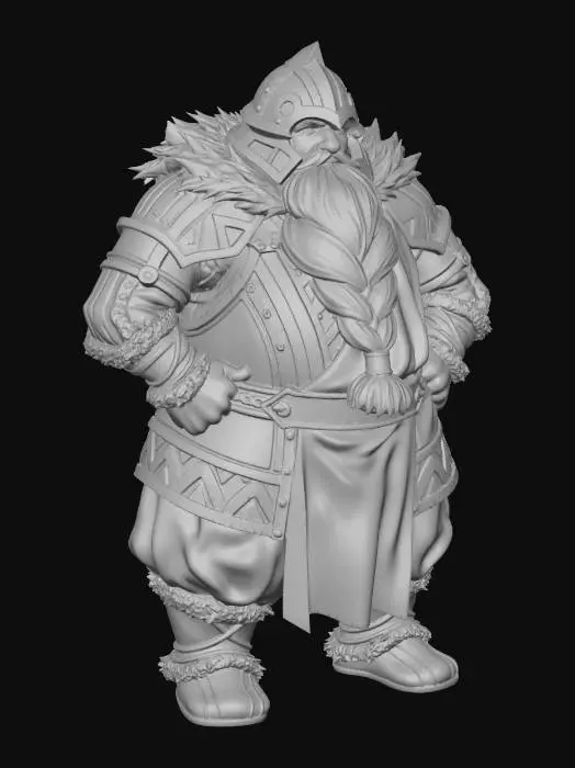 3D model for Redmane Ironbeard