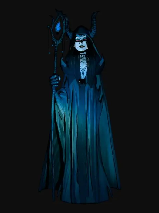 3D model for Azure Horned Enchantress