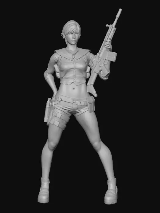 3D model for Rifle-Wielding Recruit