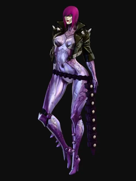 3D model for Violet Chainblade