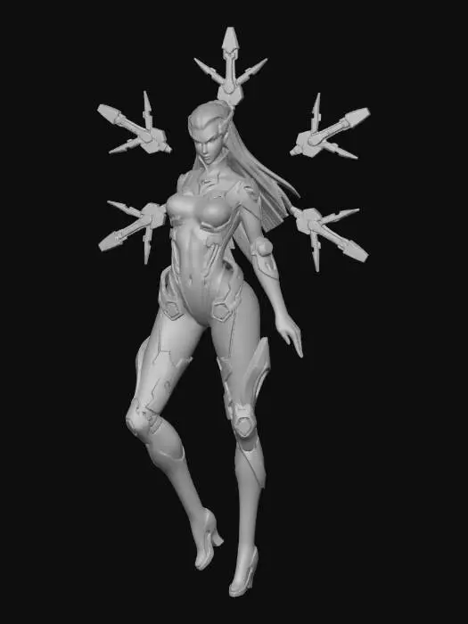 3D model for Neon Valkyrie