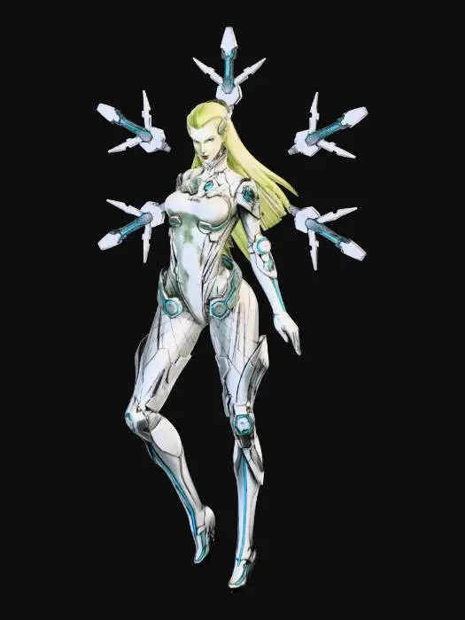 3D model for Neon Valkyrie