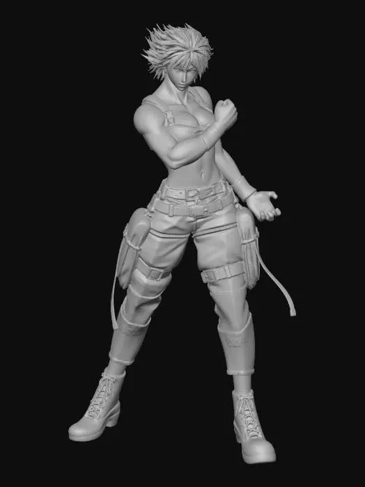 3D model for Crazy Life Warrior