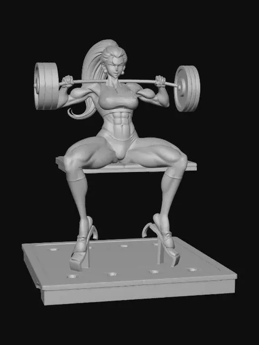 3D model for Crimson Powerlifter