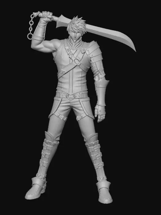 3D model for Crimson Blademaster