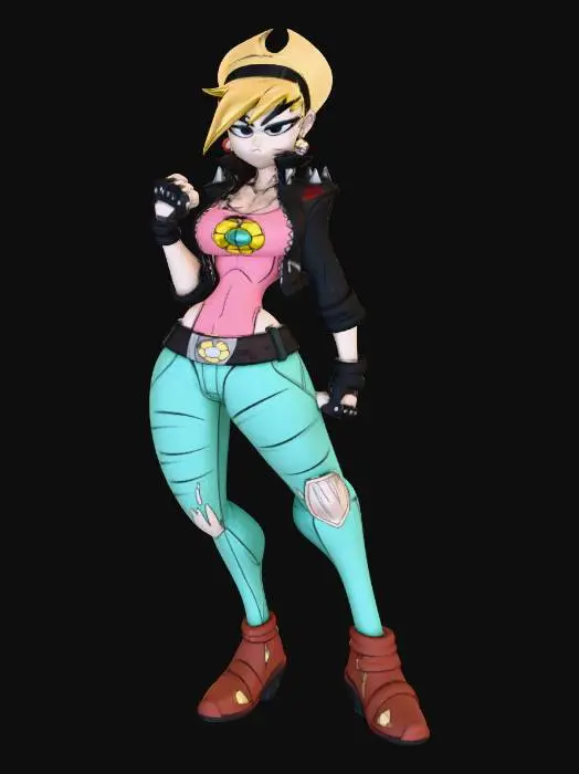 3D model for Mandy Fighter