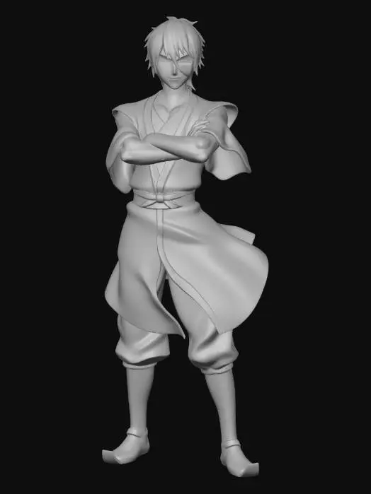 3D model for Scarred Fire Nation Warrior
