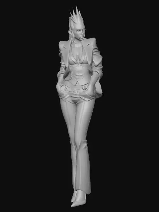 3D model for Pinstripe Punk