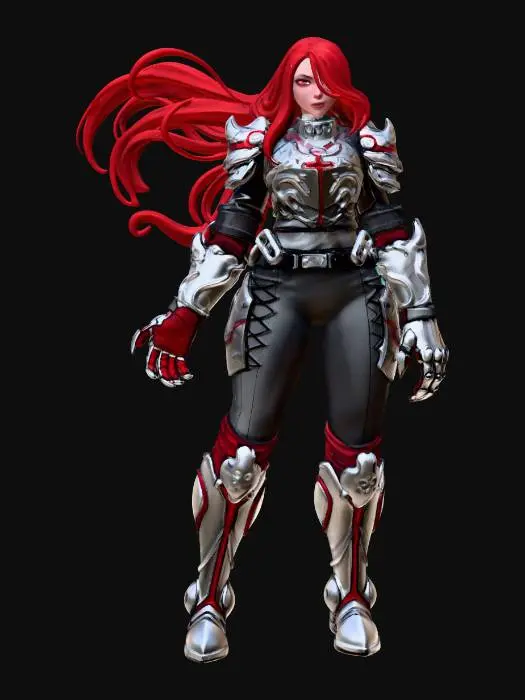 3D model for Crimson Vanguard