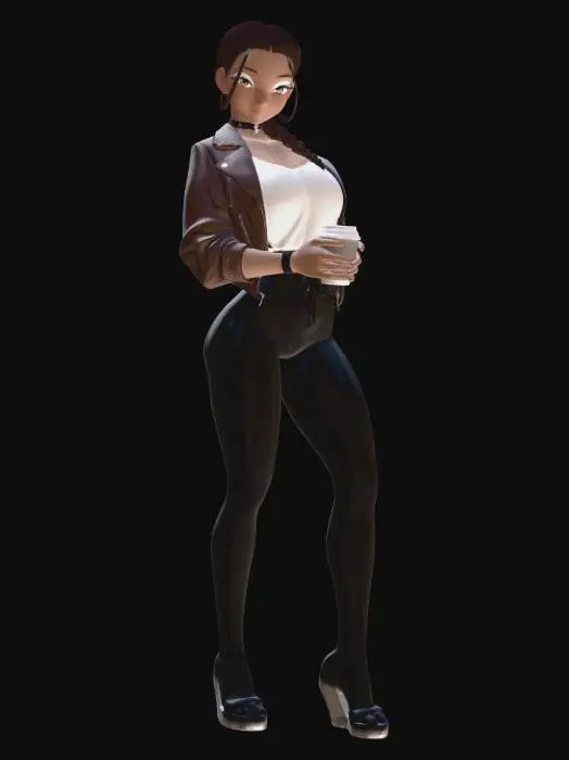 3D model for Leather Latte