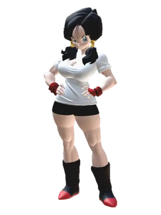 Modelo 3D de Gym Warrior - Pose, gerado por IA