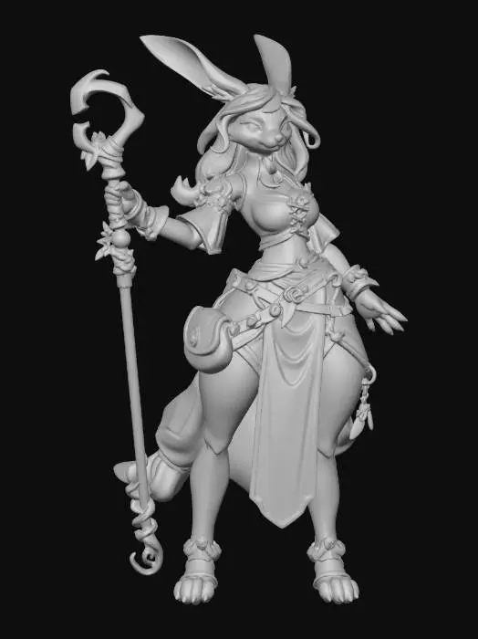 3D model for Harebound Druid, #EasterEgg2026#