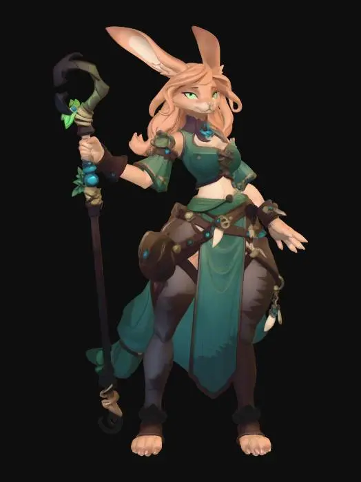 3D model for Harebound Druid, #EasterEgg2026#