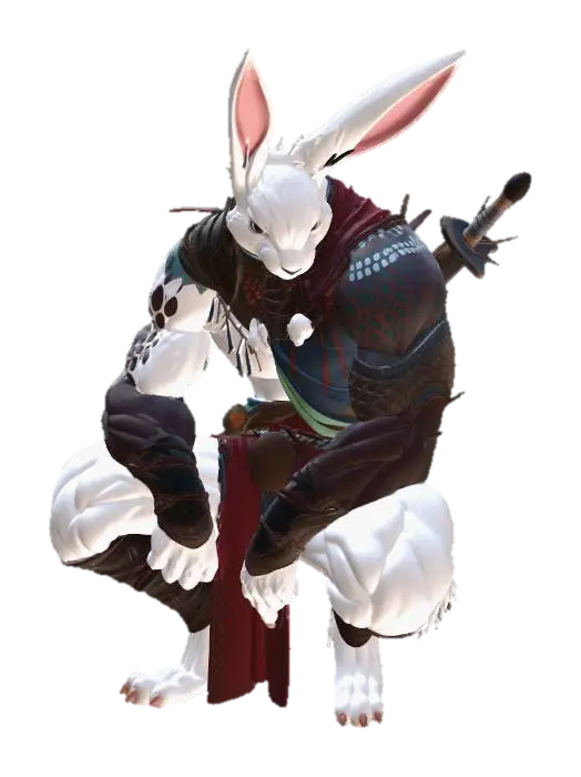 Armored Hare of the Dunes, #EasterEgg2026# 3D model, vytvořený pomocí AI