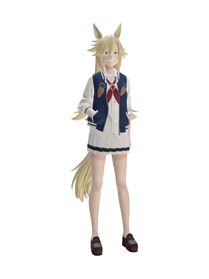 Rudy Lemon - Hare 3D model, vytvořený pomocí AI
