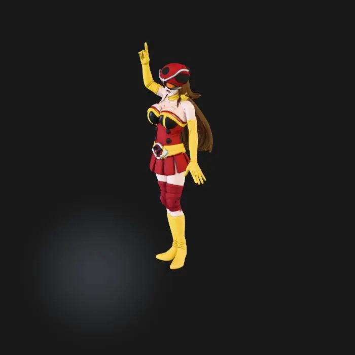 3D model for Ladybug Heroine