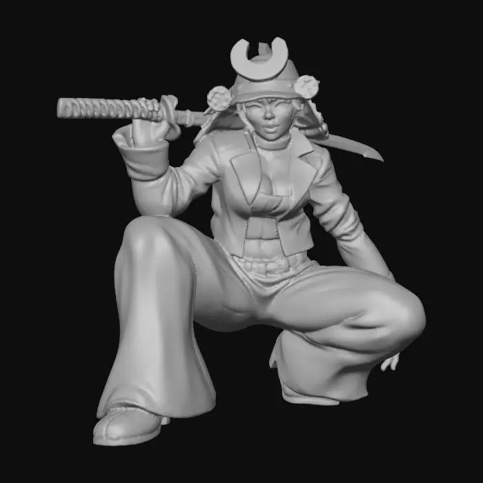 3D model for Samurai in the Cityscape