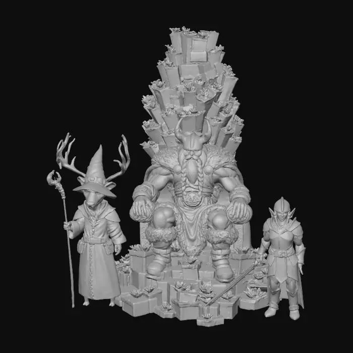 3D model for Winter's Guardians, #Christmas2025#