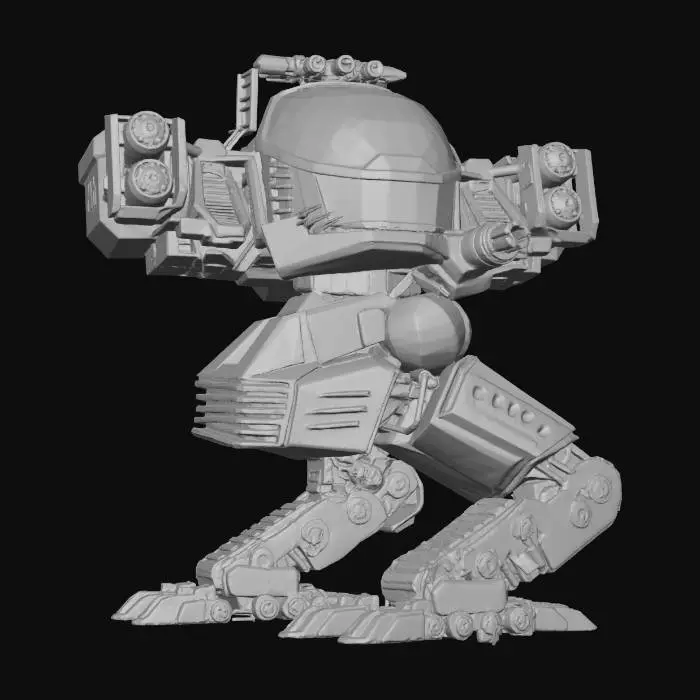 3D model for Mech Patrol in the City
