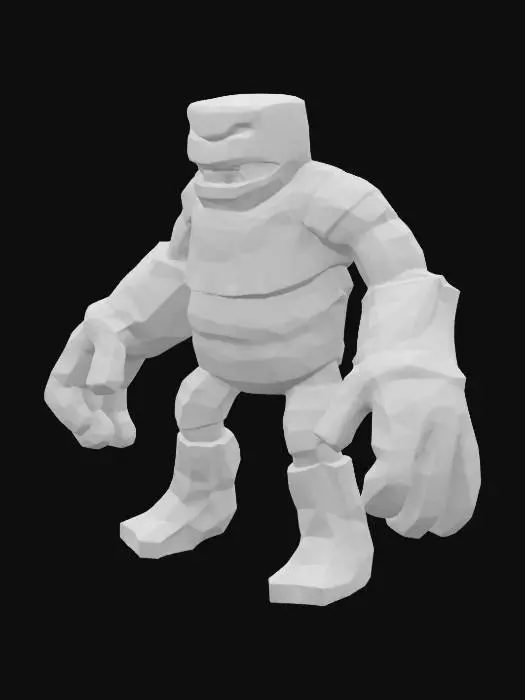 3D model for Golem Guardian