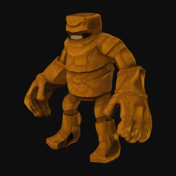 3D model for Golem Guardian