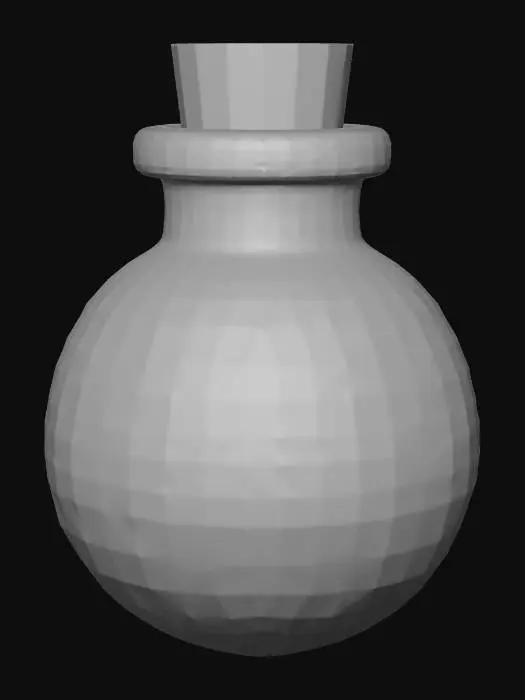 3D model for Shrimp in a Bottle