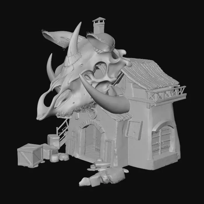 3D model for Warriors Guild