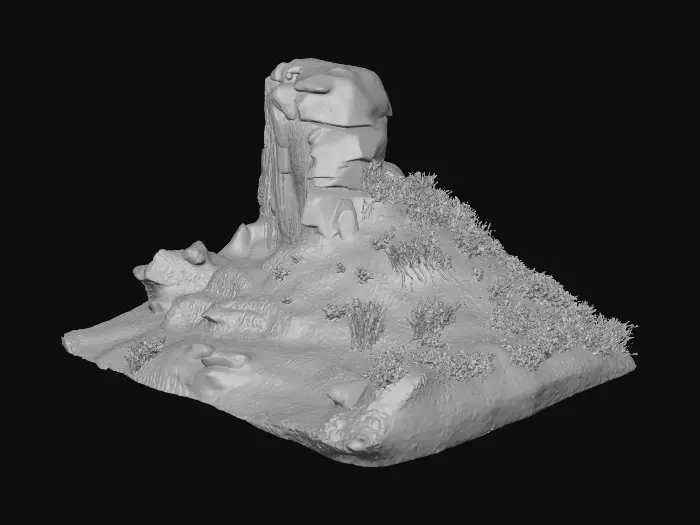 3D model for Tranquil Cascade