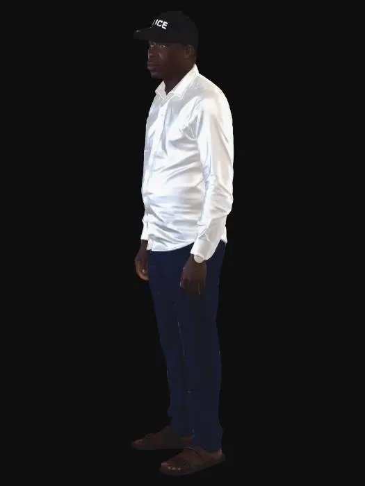 3D model for Casual Police Officer