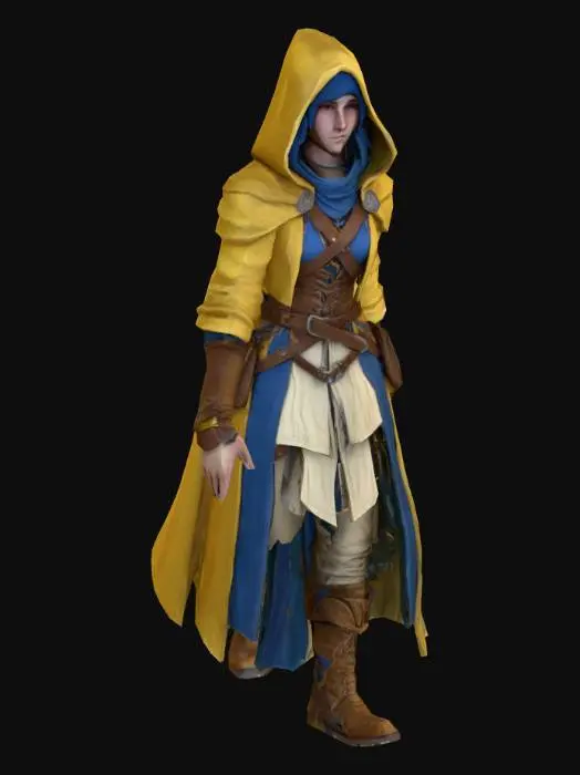 3D model for Mystic Wanderer
