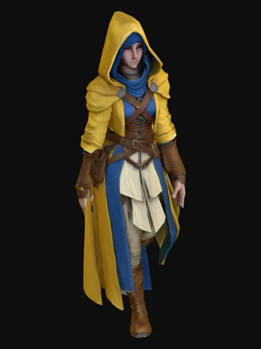 3D model for Mystic Wanderer