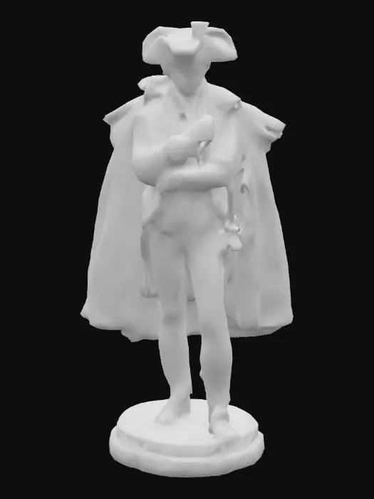 3D model for Statue of a Revolutionary War Officer