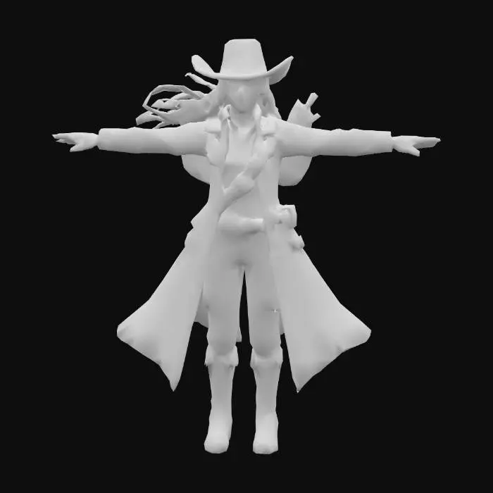 3D model for Outlaw Archer