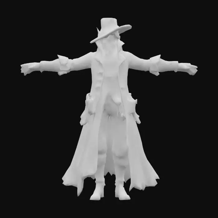 3D model for Shadowed Hunter