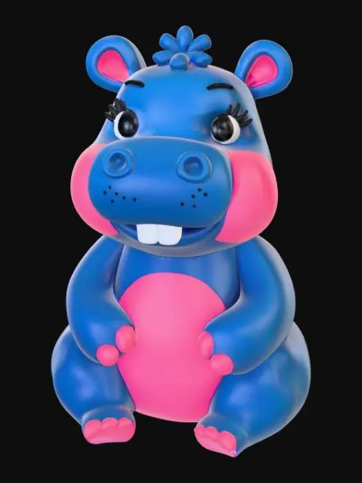 3D model for Hippo charm