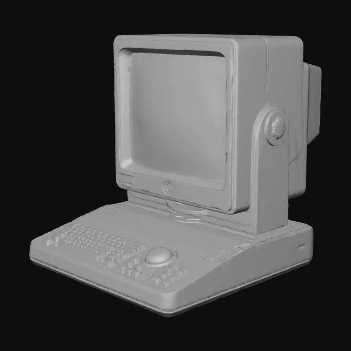 3D model for Retro Computer Charm