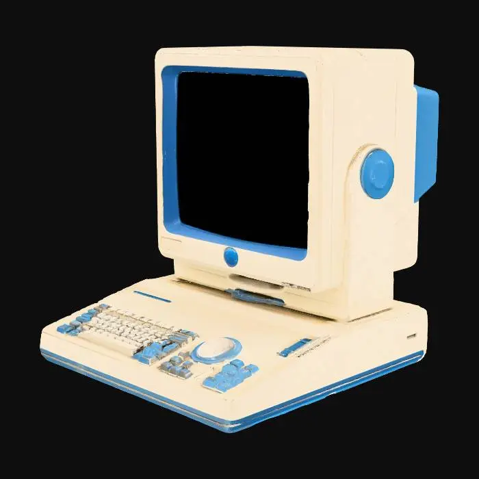3D model for Retro Computer Charm