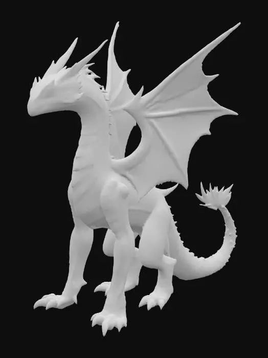 3D model for Icy wyvern sentinel