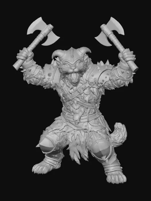 3D model for Warrior Cat Prowl